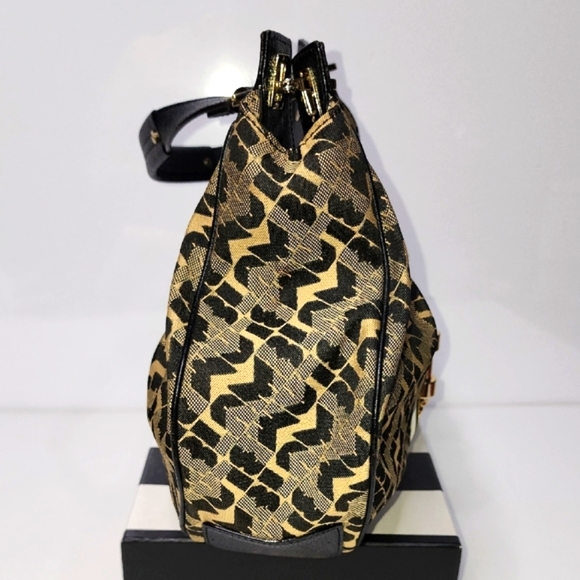 L.A.M.B. Black and Brown Shoulder Bag with Elegant Design - Picture 4 of 15